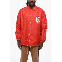 Jachete Nylon Windbreaker Jacket With Printed Logo Barbati