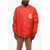 Céline Nylon Windbreaker Jacket With Printed Logo Red