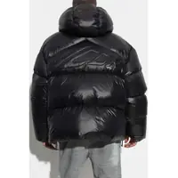 Geci de iarna pentru Barbati - Geci de iarna DSQUARED2 Solid Color Hooded Down Jacket Black Barbati (BM 19088024) - B-mall.ro