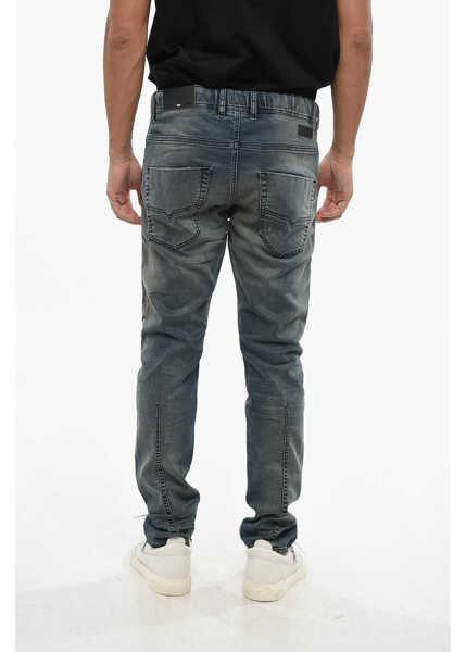 Blugi drepti Diesel Joggjeans Stretch D-Krooley Denims With Elastic Waistband 16 Blue Barbati (BM 19088027) 2