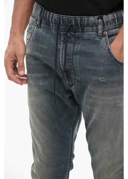 Blugi drepti Diesel Joggjeans Stretch D-Krooley Denims With Elastic Waistband 16 Blue Barbati (BM 19088027) 3