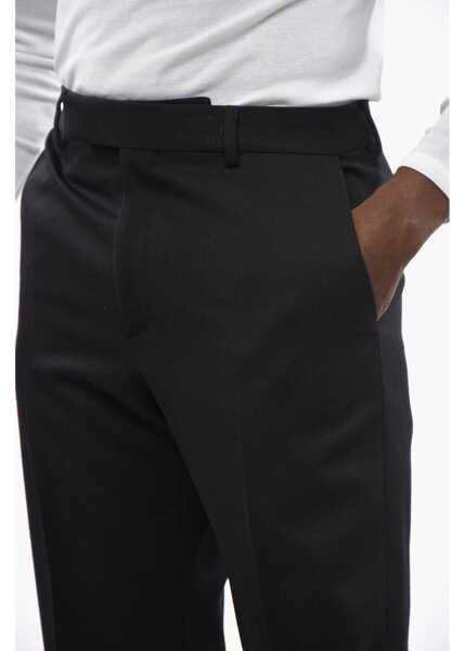 Pantaloni casual Cline Straight Leg Wool Pants Black Barbati (BM 19088030) 3