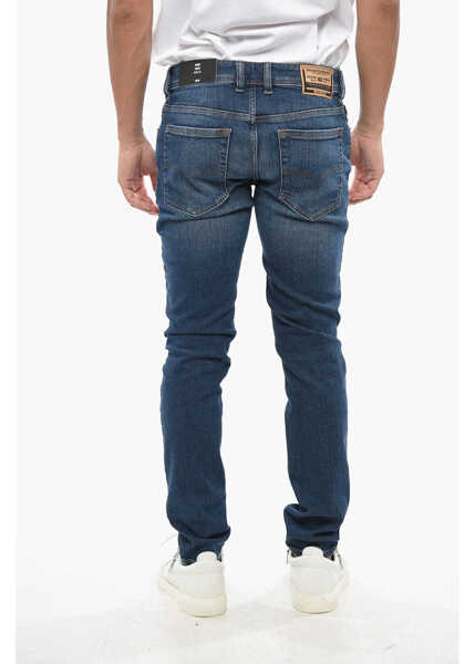 Blugi slim fit Diesel Stretch Cotton Troxer Skinny Fit Denims 15Cm Blue Barbati (BM 19088036) 2