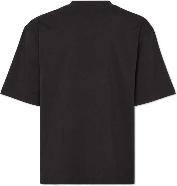 Tricouri DSQUARED2 Cotton Crew Neck T-Shirt With Sequined Embroidery Black Barbati (BM 19088042) 2