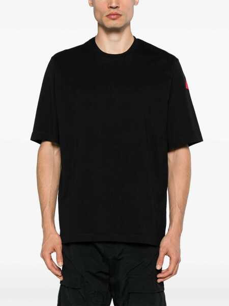Tricouri DSQUARED2 Crew Neck Cotton T-Shirt With Back Printed Logo Black Barbati (BM 19088048) 3