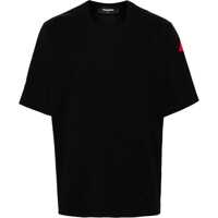 Tricouri Crew Neck Cotton T-Shirt With Back Printed Logo Barbati