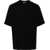 DSQUARED2 Crew Neck Cotton T-Shirt With Back Printed Logo Black