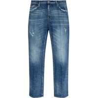 Blugi drepti Straight Leg Roadie Jeans With Logoed Buttons 22Cm Barbati