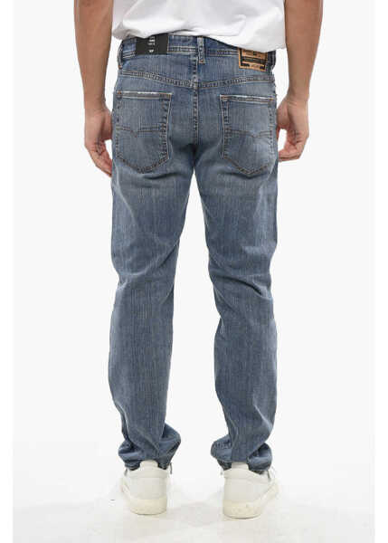 Blugi drepti Diesel Mid Washed Buster Regular Fit Denims 18Cm Blue Barbati (BM 19088060) 2