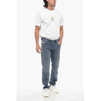 Blugi drepti pentru Barbati - Blugi drepti Diesel Mid Washed Buster Regular Fit Denims 18Cm Blue Barbati (BM 19088060) - B-mall.ro