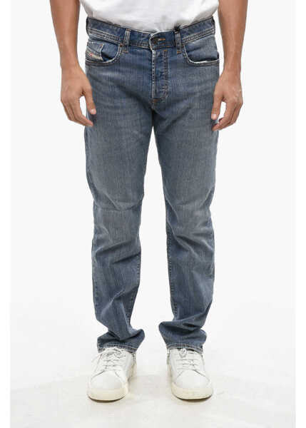 Blugi drepti Diesel Mid Washed Buster Regular Fit Denims 18Cm Blue Barbati (BM 19088060) 1