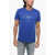 Diesel Solid Color T-Diegor-E17-Out Crew-Neck T-Shirt With Tone On Blue