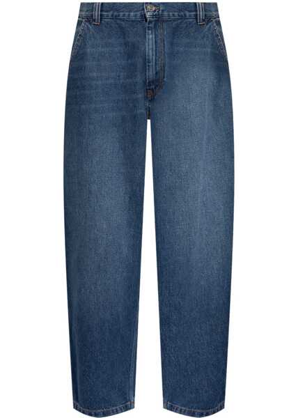 Blugi drepti Isabel Marant Straight Leg Jorama Jeans With Visible Stitching 24Cm Blue Barbati (BM 19088087) 1