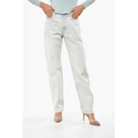 Blugi drepti Stonewashed Effect Regular Fit Jeans 18Cm Femei