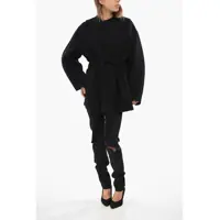 Paltoane Dama pagina 29 - Paltoane Chloe Wool And Cashemere Coat With Belt Black Femei (BM 19088099) - B-mall.ro