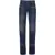 Balmain Regular Fit Biker Jeans With Visible Stitching 18Cm Blue