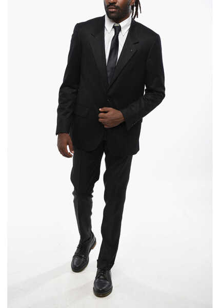 Sacouri CORNELIANI Cc Collection Flap-Pocket Reset Blazer Black Barbati (BM 19088129) 4