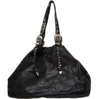 Genti de mana Leather handbag with stud details Femei