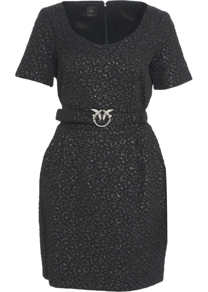 Rochii scurte Pinko Mini dress Araceli Black Femei (BM 19088228) 2