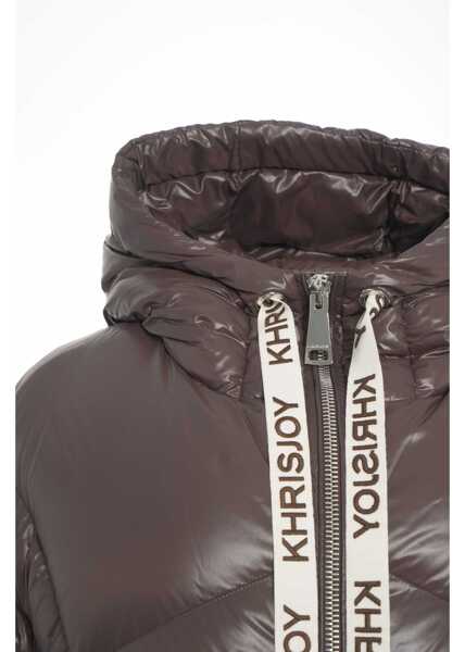 Geci de iarna KhrisJoy Quilted down jacket Brown Femei (BM 19088231) 4