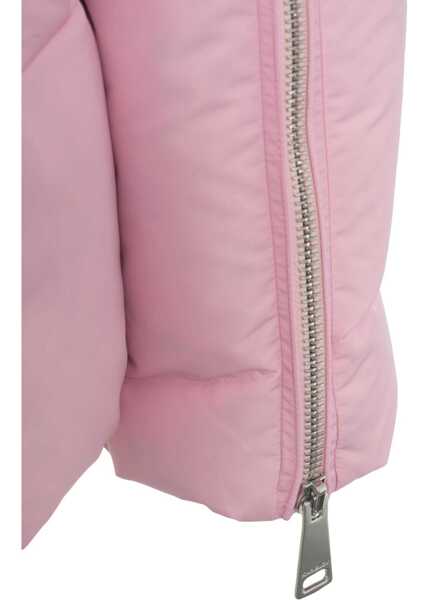 Geci de iarna KhrisJoy Quilted down jacket with hood Pink Femei (BM 19088240) 5