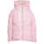 KhrisJoy Quilted down jacket with hood Pink