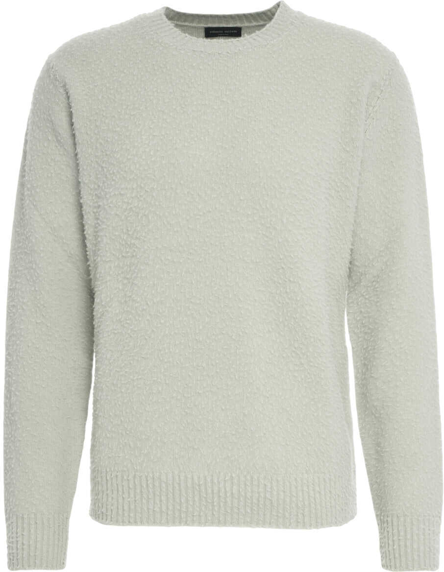 Pulovere Roberto Collina Structured knit sweater Grey Barbati (BM 19088249) 1