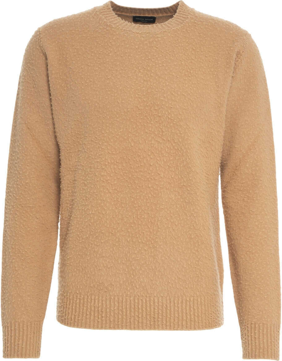 Pulovere Roberto Collina Structured knit sweater Brown Barbati (BM 19088249) 2