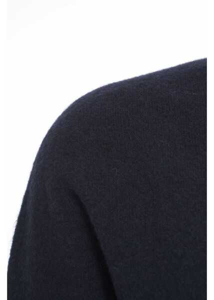 Pulovere Roberto Collina Mock neck sweater Blue Barbati (BM 19088252) 4