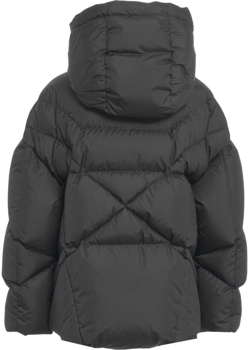 Geci de iarna KhrisJoy Puffer jacket with hood Black Femei (BM 19088261) 3