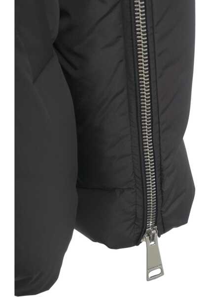 Geci de iarna KhrisJoy Puffer jacket with hood Black Femei (BM 19088261) 5