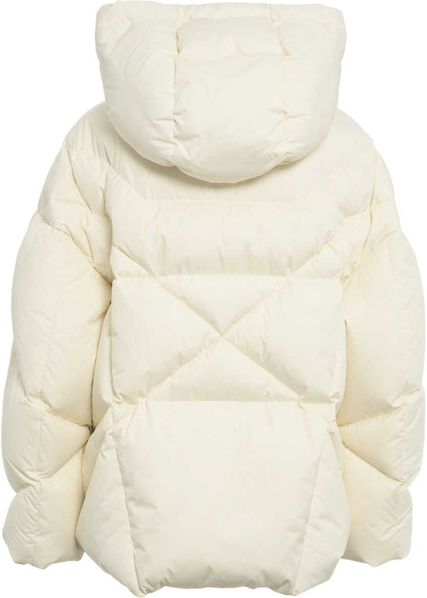 Geci de iarna KhrisJoy Puffer jacket with hood White Femei (BM 19088261) 3