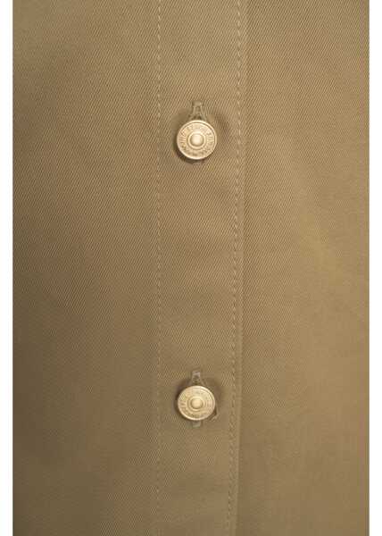 Jachete 7 For All Mankind Overshirt with pleats Beige Femei (BM 19088267) 5