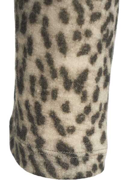 Tricouri Polo Majestic Filatures Polo shirt with animal-print Multicolor Femei (BM 19088270) 4