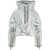 KhrisJoy Puffer jacket in metallic look Silver