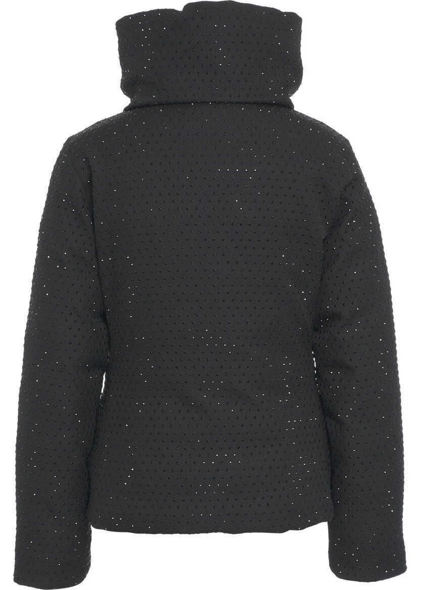 Geci de iarna Pinko Down jacket with rhinestones Black Femei (BM 19088282) 3