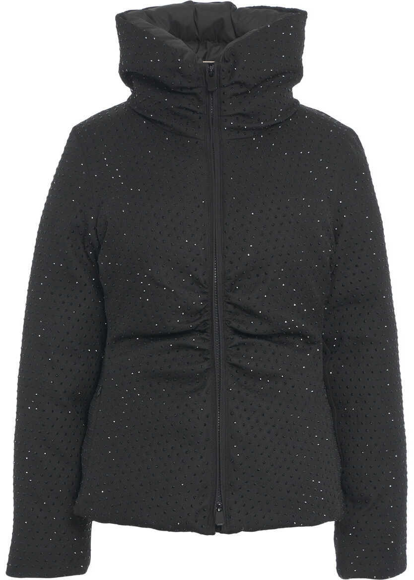Geci de iarna Pinko Down jacket with rhinestones Black Femei (BM 19088282) 1