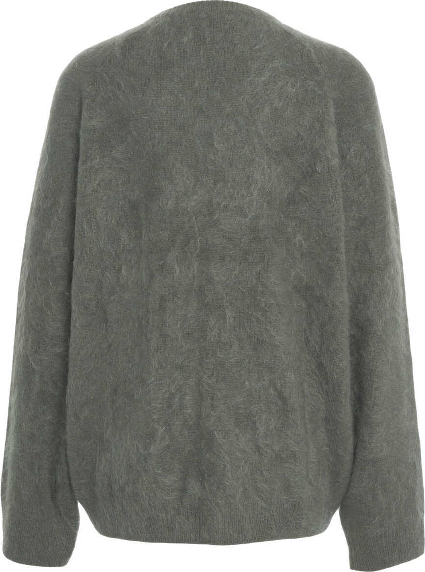 Pulovere Soft Goat Brushed cashmere sweater Grey Femei (BM 19088309) 3