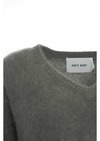Pulovere Soft Goat Brushed cashmere sweater Grey Femei (BM 19088309) 4