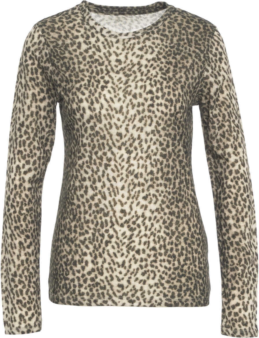 Tricouri Majestic Filatures Long sleeved shirt with animal print Multicolor Femei (BM 19088315) 2