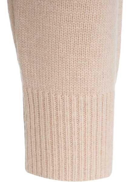 Tricouri Polo Kaos Sweater with polo collar Beige Femei (BM 19088321) 4