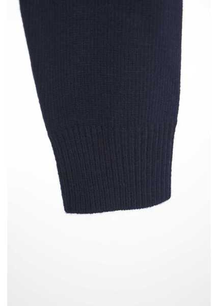 Tricouri Polo Kaos Sweater with polo collar Blue Femei (BM 19088321) 4