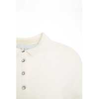 Tricouri Polo Dama - Tricouri Polo Kaos Knit sweater with polo collar Blue Femei (BM 19088336) - B-mall.ro