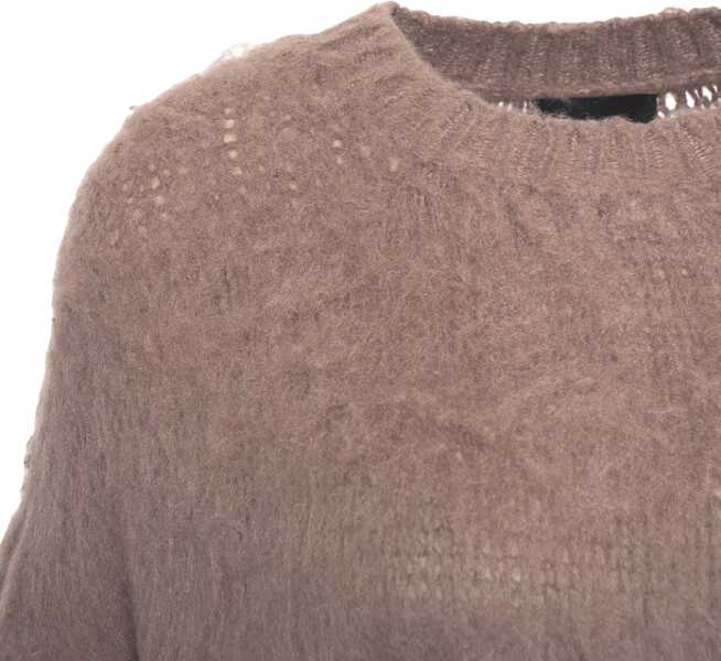 Pulovere Roberto Collina Alpaca wool sweater Brown Femei (BM 19088345) 4