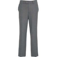 Pantaloni casual Paolo Pecora Chino pants with check pattern