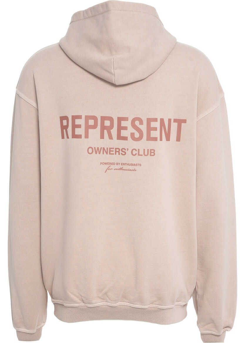 Bluze de trening REPRESENT Hoodie with logo Beige Barbati (BM 19088369) 3