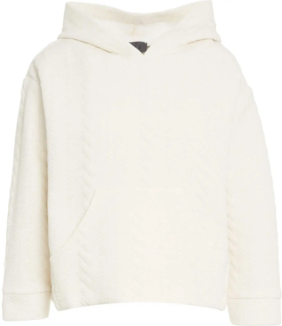 Bluze de trening OBLO UNIQUE Knit hoodie White Femei (BM 19088378) 2