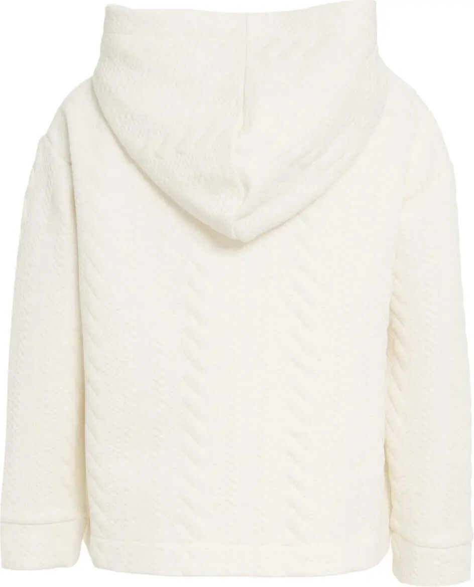 Bluze de trening OBLO UNIQUE Knit hoodie White Femei (BM 19088378) 3