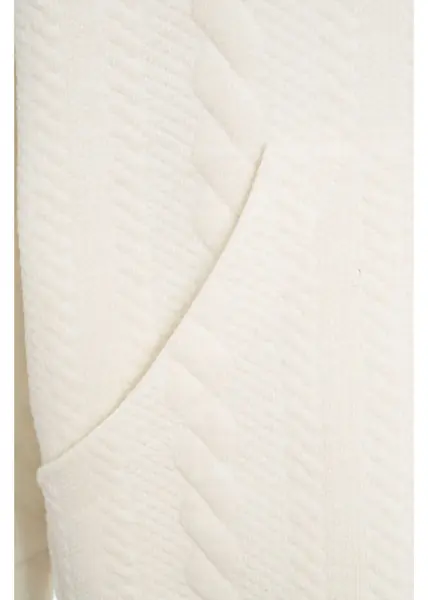 Bluze de trening OBLO UNIQUE Knit hoodie White Femei (BM 19088378) 5