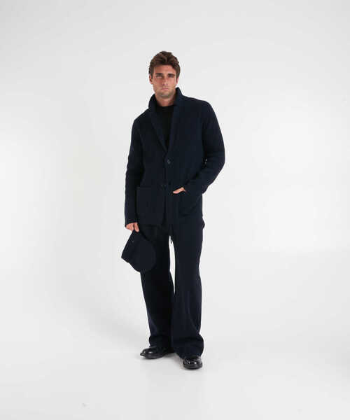 Cardigane Roberto Collina Wool cardigan Blue Femei (BM 19088402) 3